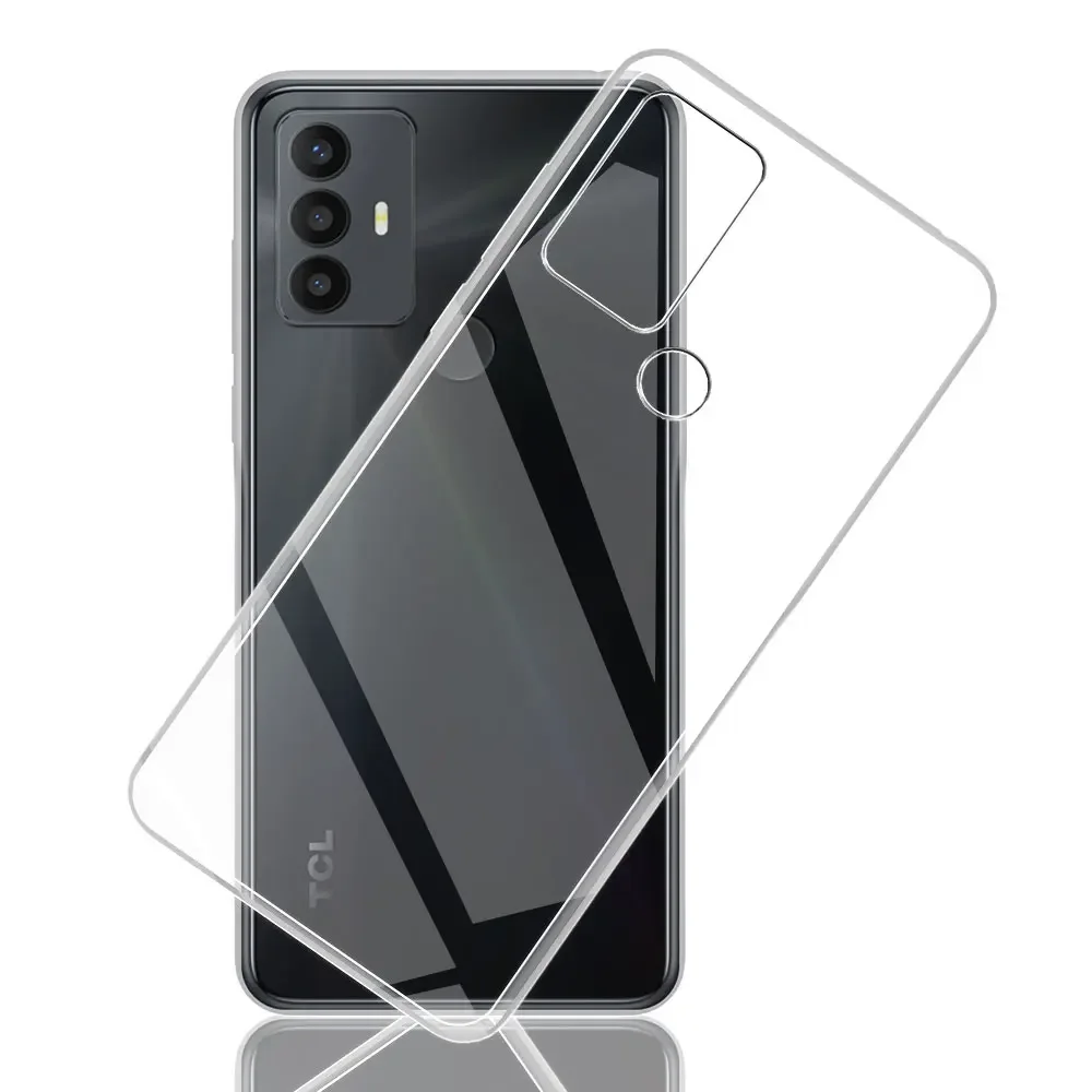 Funda transparente de silicona para teléfono TCL 305, cubierta suave para TCL 306, TCL 305, 306, 6,52"