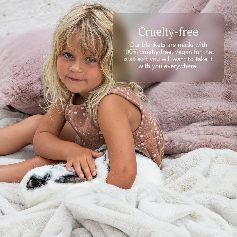 Cuddle Puddle   Faux Fur Blanket   Oversized, Lightweight, Extra Soft Blanket   Machine Washable  Add a Layer of Softnes