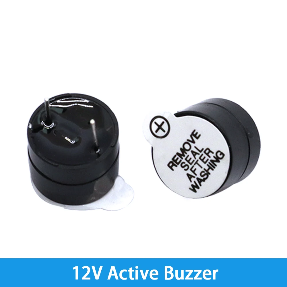 10PCS Active Buzzer 3V/5V/12V/16R TMB12A03 TMB12A05 TMB12A12 Magnetic Long Continous Beep Tone 12095 12*9.5mm Mini Plug Speaker