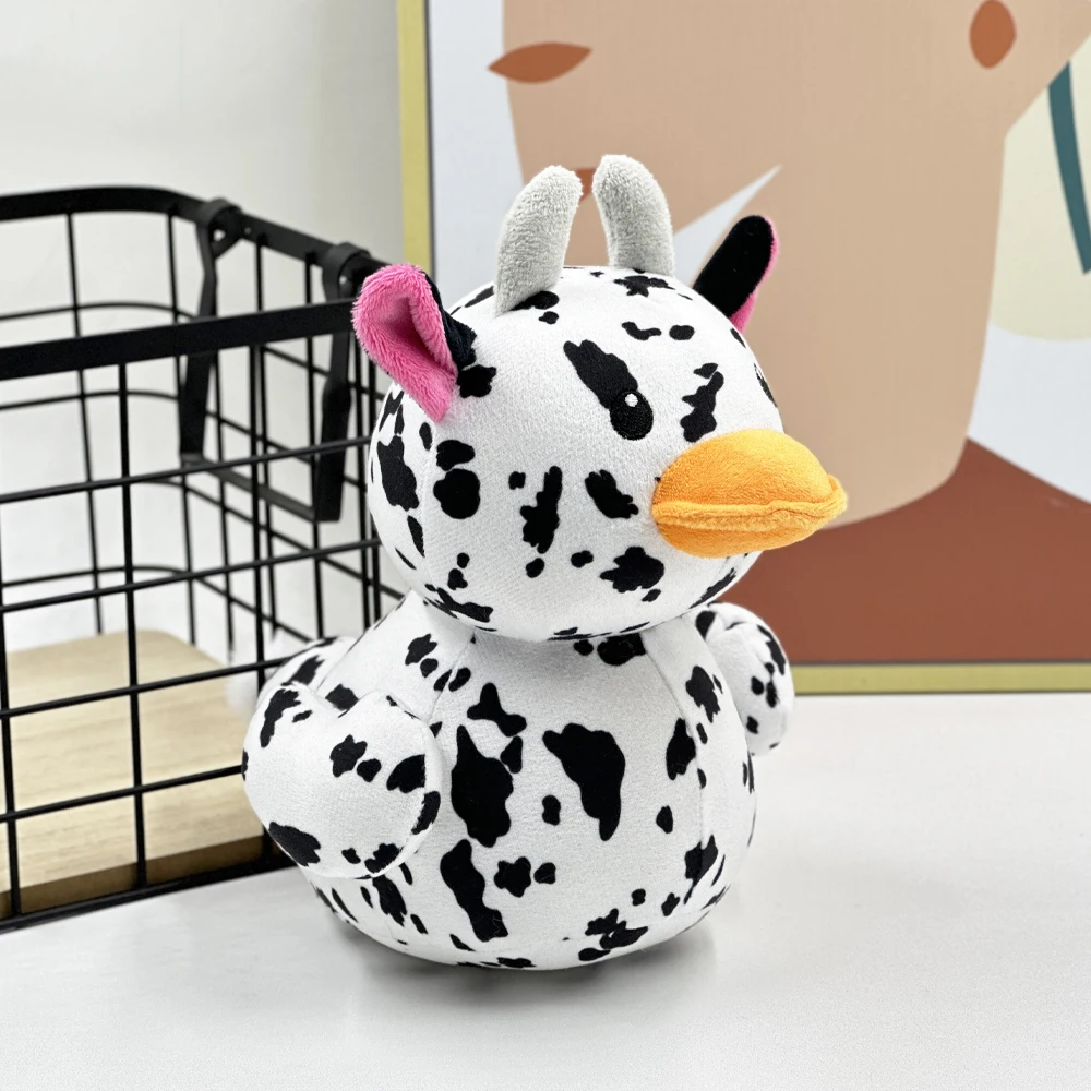 Cow Duck Plush Cartoon Anime Game Related Character Images, Children And Teenagers Accompanying Animal Dolls, Easter Gifts