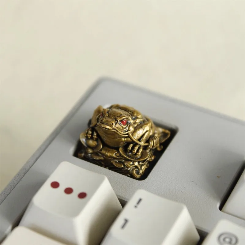 Custom Toad Resin Keycaps Multiple Colors for Mechanical Keyboard MX Cross Axis 3D Printed Resin Artisan Keycap Accessory Gift