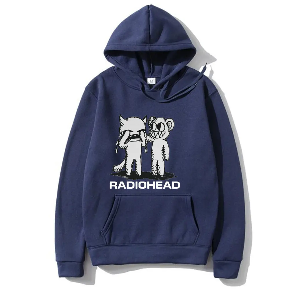 Radiohead Hoodies Punk Indie Rock Band Print Men Woman Streetwear Hoodie Sweatshirts Harajuku Pullover Unisex Tracksuit Clothing