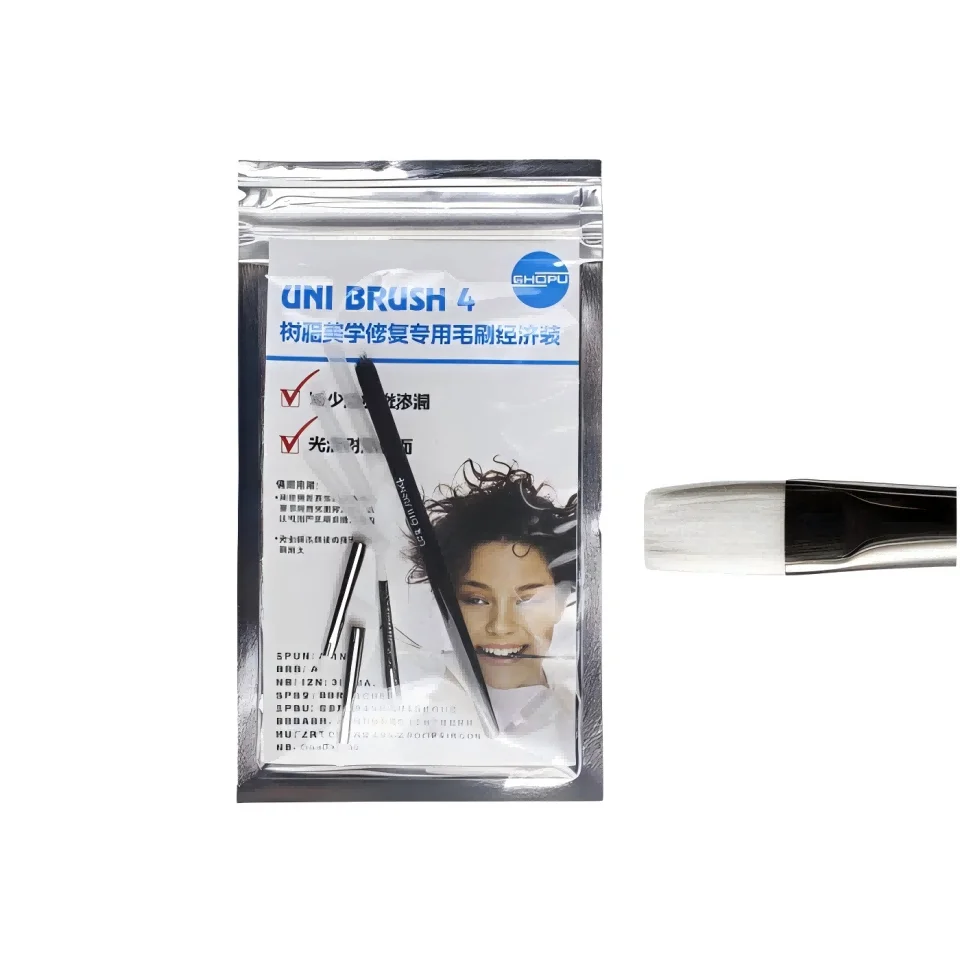 

SHOFU Uni Brush Dental Aesthetic Restoration Kit Resin Shaping Modeling Brush with 3 Tips for Composite Filling Contouring Tool