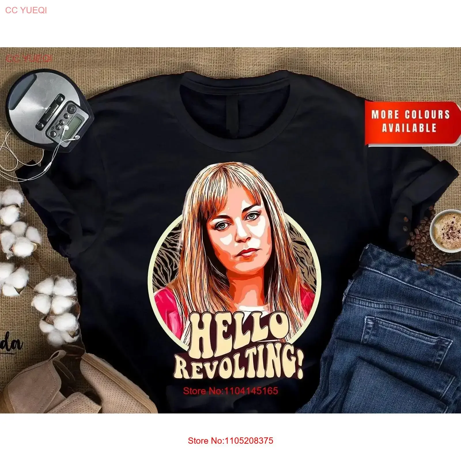 

Футболка Kath and Kim Hello Revolting Aussie TV, винтажная стираная футболка унисекс с графикой, удобная эластичная дизайнерская одежда, мягкая повседневная одежда