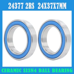 24377 Hybrid Ceramic Bearing 24x37x7mm ABEC-1 Bicycle Hub 24377RS Si3N4 Ball Bearings 24377-2RS MR24377 H7 2RS