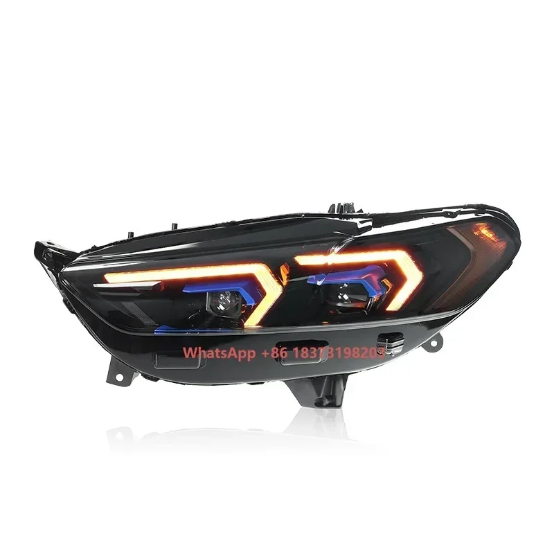 

Double Hook US Version LED Daytime Running Light Steering Lens 6000K New Headlight for Mondeo 2013-2016 Modified
