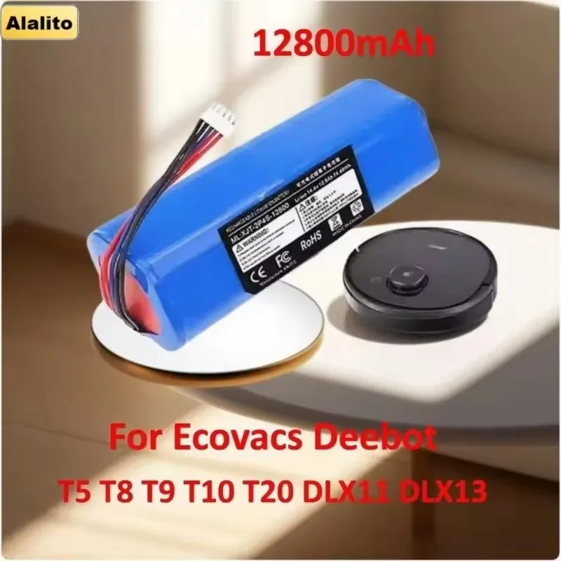 NEW 14.4V Replacement Battery For ECOVACS Deebot Ozmo 950 T8 T8+ T5Max Power Hero T10 T9 X1 DX65 DX96 DX93 Robot Vacuum Cleaner