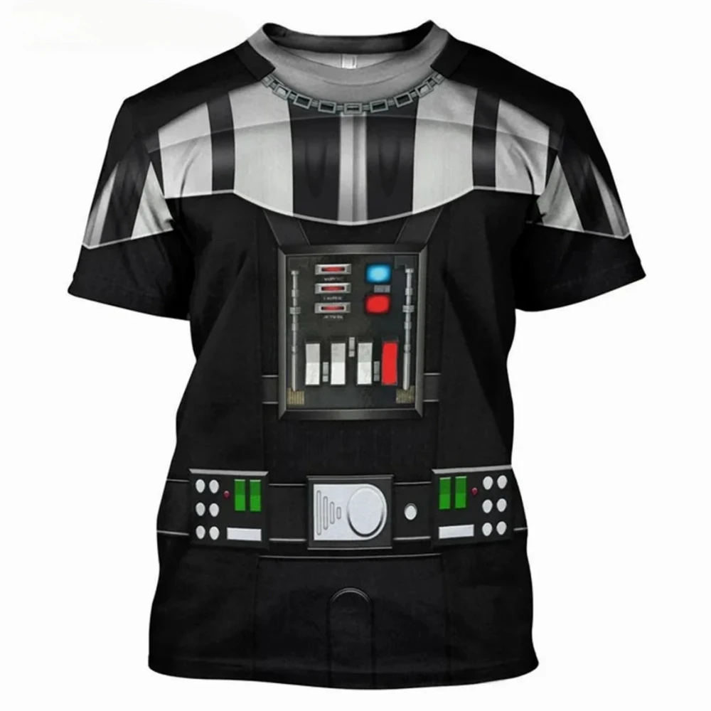 Darth Vader Cosplay Costume T-Shirt 3D Full Printed Men T Shirt New Fashion Short Sleeve Shirt Summer Streetwear Unisex Tee Tops