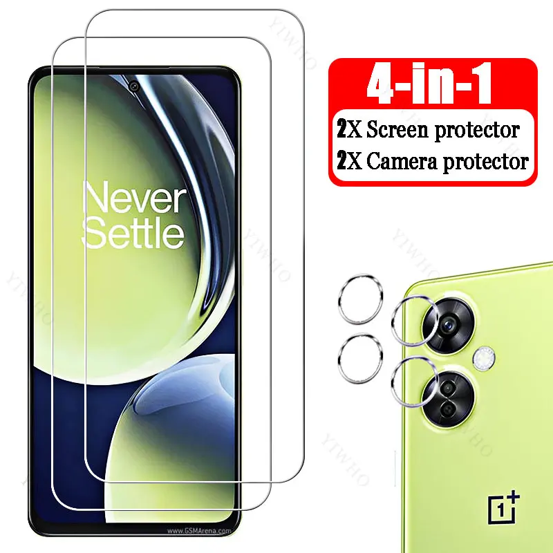 4in1 Camera Lens for OnePlus Nord CE 3 Lite 5G CPH2467 Full Cover Screen Protectors for Oneplus Nord CE3 6.72\