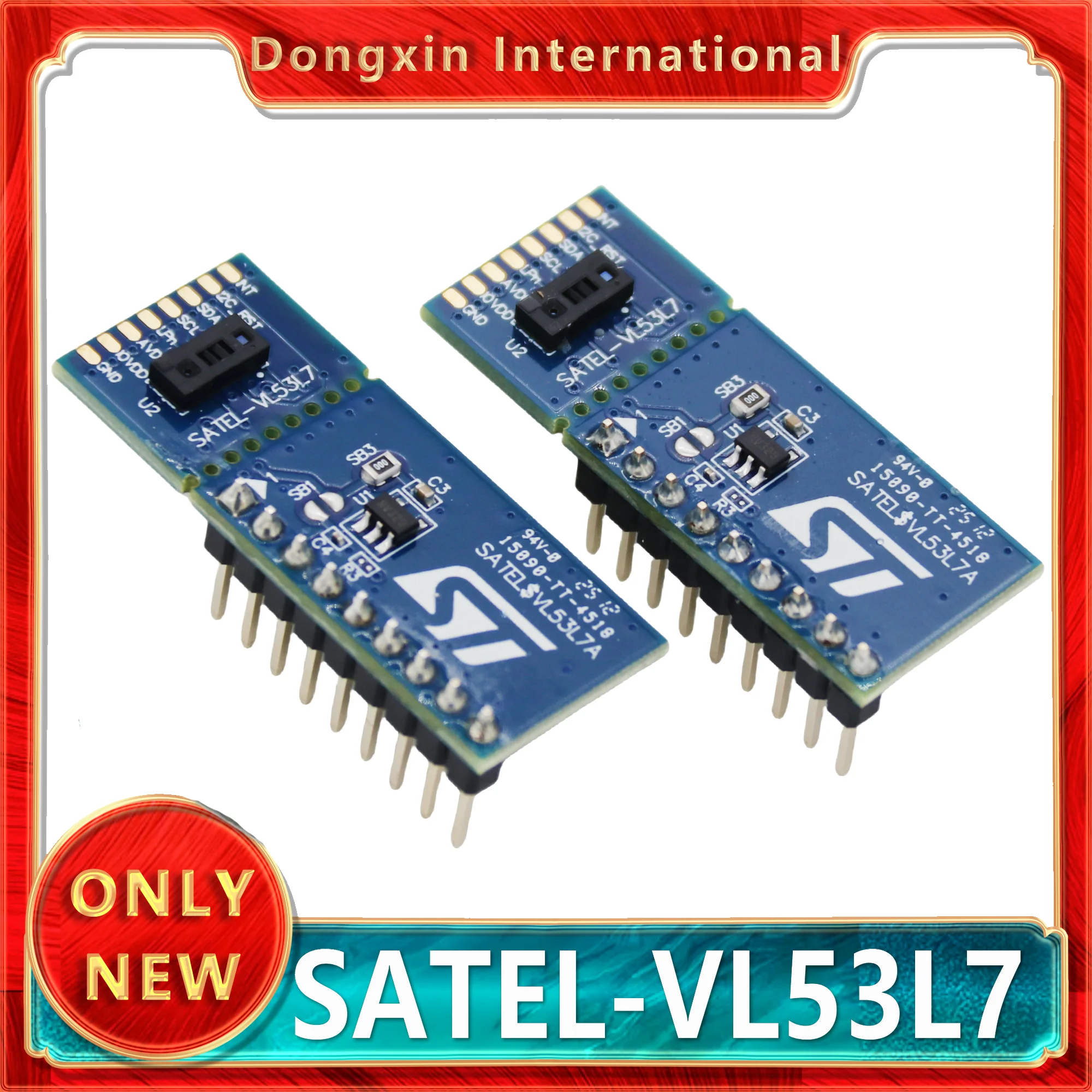 

SATEL-VL53L7 SATEL-VL53L7CX VL53L7 series time-of-flight sensor; in stock Expansion board for ST origina