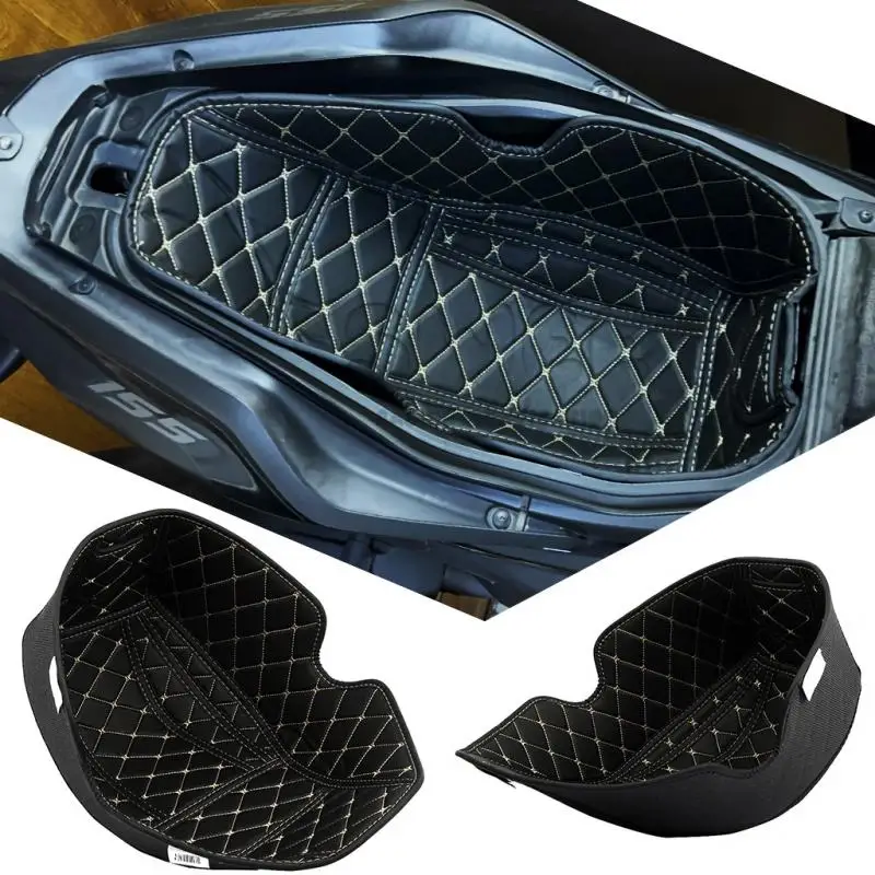 Suitable For 16-23 YAMAHA NVX/AEROX155 Modified Seat Bucket Cushion Lining Waterproof Storage Cushion Motorcycle Accessories