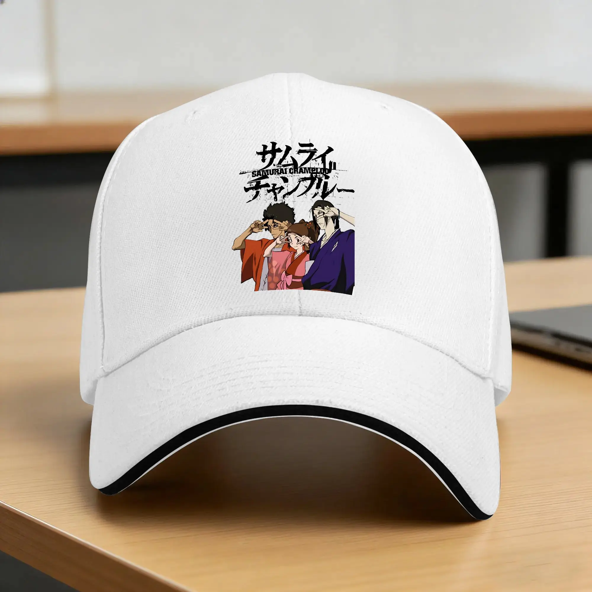 Casual Baseball Cap Samurai Champloo Anime Main Characters Trucker Hat For Female Male Dropshipping Street Style Baseball Caps