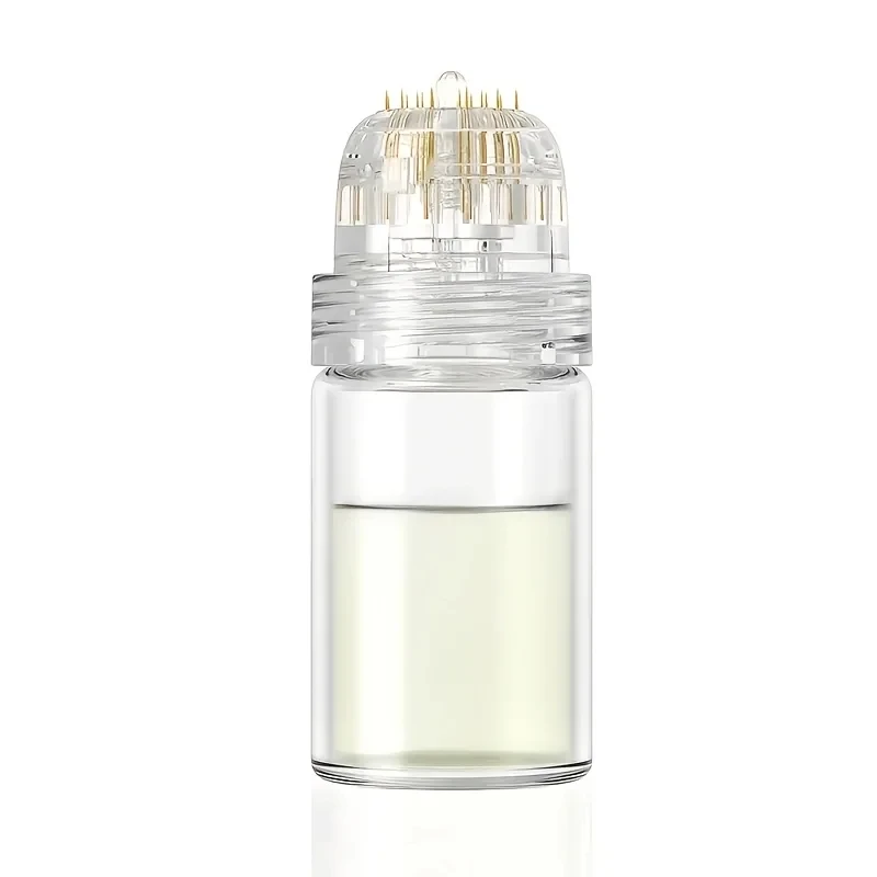 

Титановый дерма-стемп для многократного использования - Микроигольчатый стемп для лица, в комплекте 20 микроигл