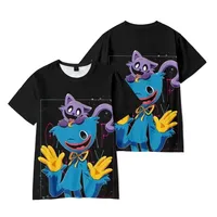 Tees Quick-dry 3D Hot Smiling Critters Scary Poppy Smiling Animal Game Peripheral Shirt Kids Clothes Boys Tops T-shirt Best Gift