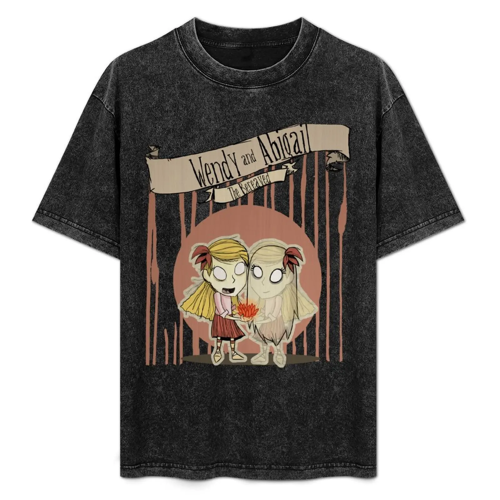 

Don't Starve- Wendy and Abigail T-Shirt anime stuff summer top vintage t shirt men