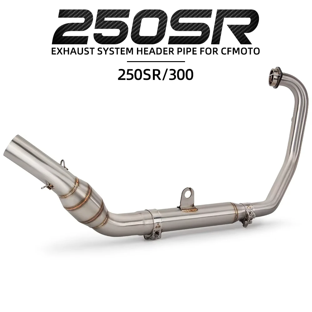 

For CFMoto NK250 250SR Motorcycle Exhaust Systems Escape 51mm Front Middle Link Pipe Connection NK300 300SS