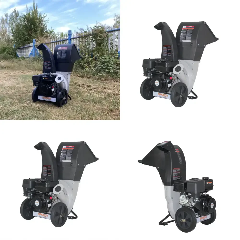 

Speedy SPY8 Premium Supplier Wholesale Custom Wood Chipper Shredder Farm Garden Use Branch Shredder 9HP Veneer Waste Crusher