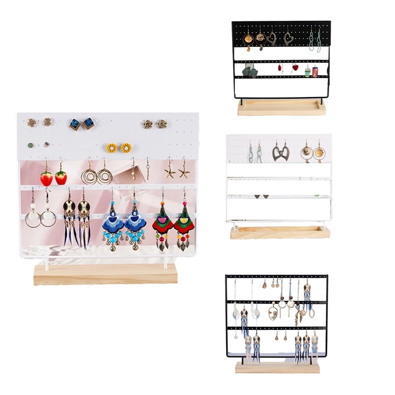 

Jewelry Rack Desktop Earring Ring Stand Necklace Jewelry Display Stand Rings Jewelry Stand Durable Easy To Use