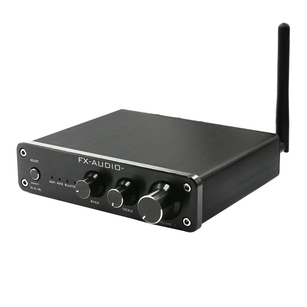 

FX-AUDIO XL-2.1BL QCC3034 Bluetooth Digital Power amplifier APTX HD HIFI Audio 2.1 channel multimedia AMP TPA3116 50W*2+100W sub