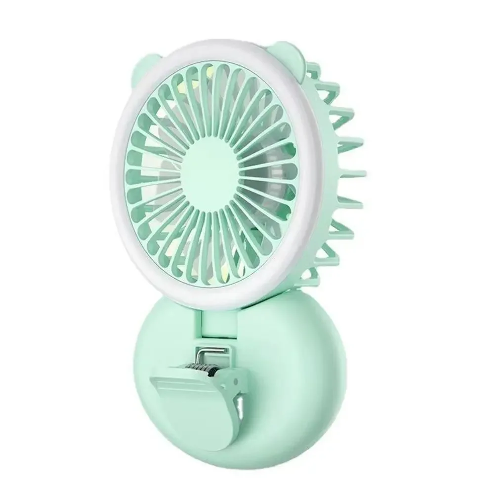 Bladeless Necklace Fan Mini USB Rechargeable Personal Neck Fan Clip Fan