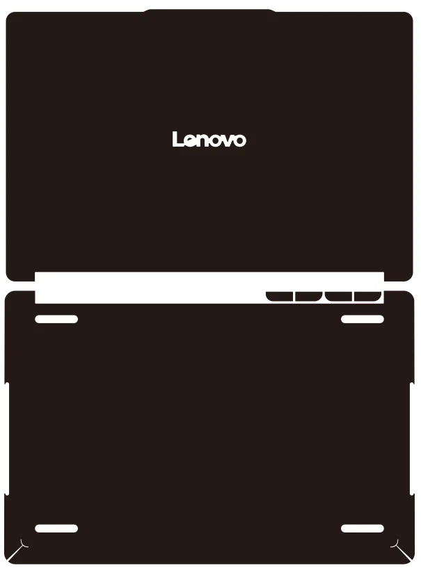 لينوفو يوجا بوك 9i Gen 10 14 "ليوجا بوك 9 14IAH10 (2025 14 بوصة) كامل الجسم محمول غطاء لاصق من الفينيل ملصق حامي الجلد