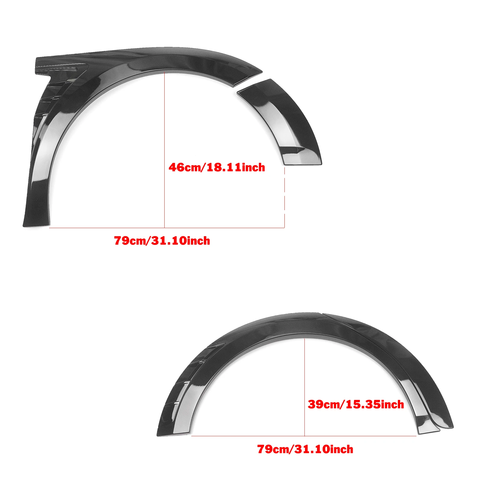 Wheel Fender Eyebrow Frame For  Camry 2018-2024 SE XSE YOFER