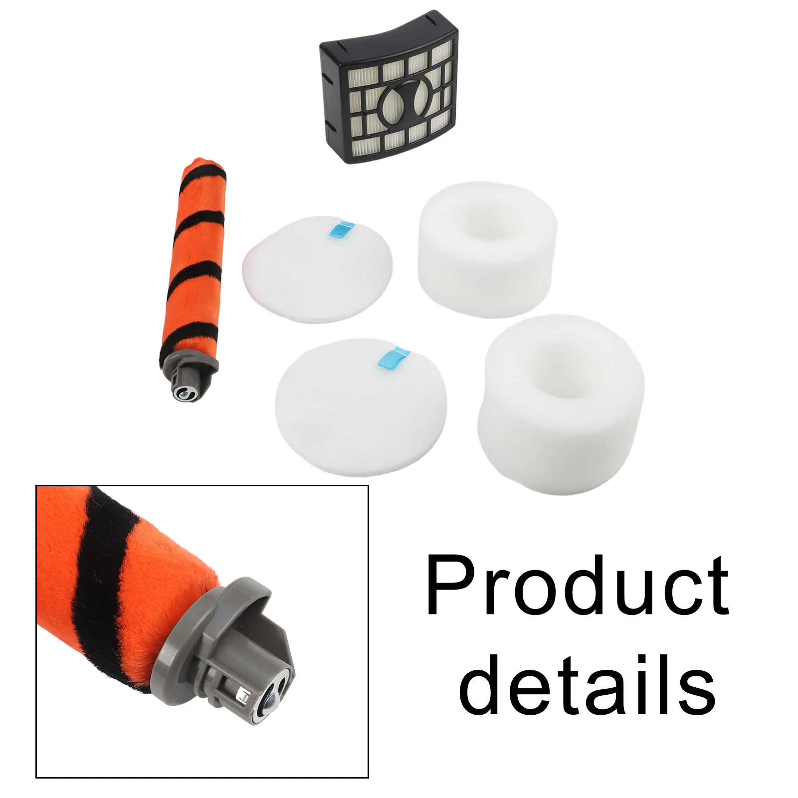Appliance for Cleaning Accessory Filter Soft for brushroll Kit 99.7 Particle for capture Efficient Cleaning H12 Efficiency