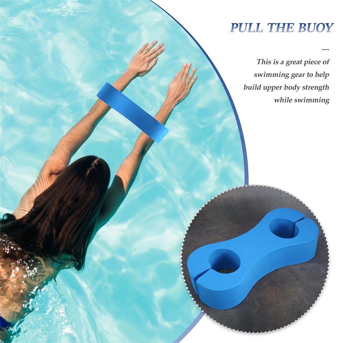 Swimming Pull Float Swimming Correction Training Eight-Character Clip Leg Board Adult Children Eva Swimming Board A