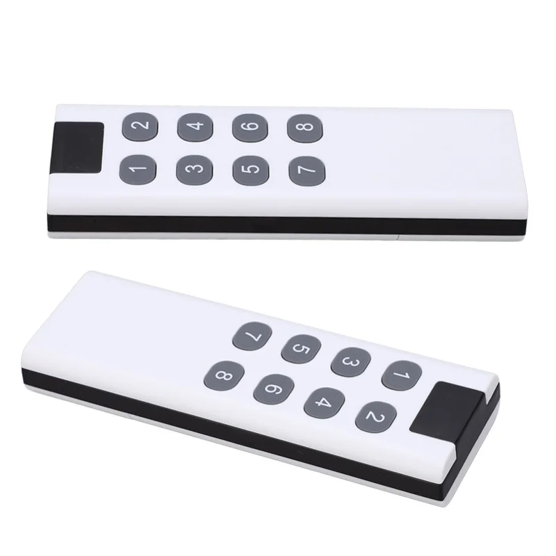 

Universal Garage Door Remote 8 Keys 100 Meters Widely Used Stable Durable Sensitive Fashionable 433MHz Remote Control