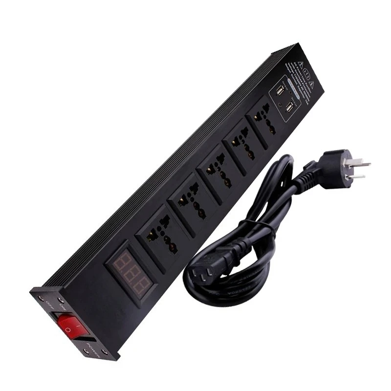 For HiFi Audio Power Filter, Fever Power Purifier, Lightning Protection Plug Audio Socket