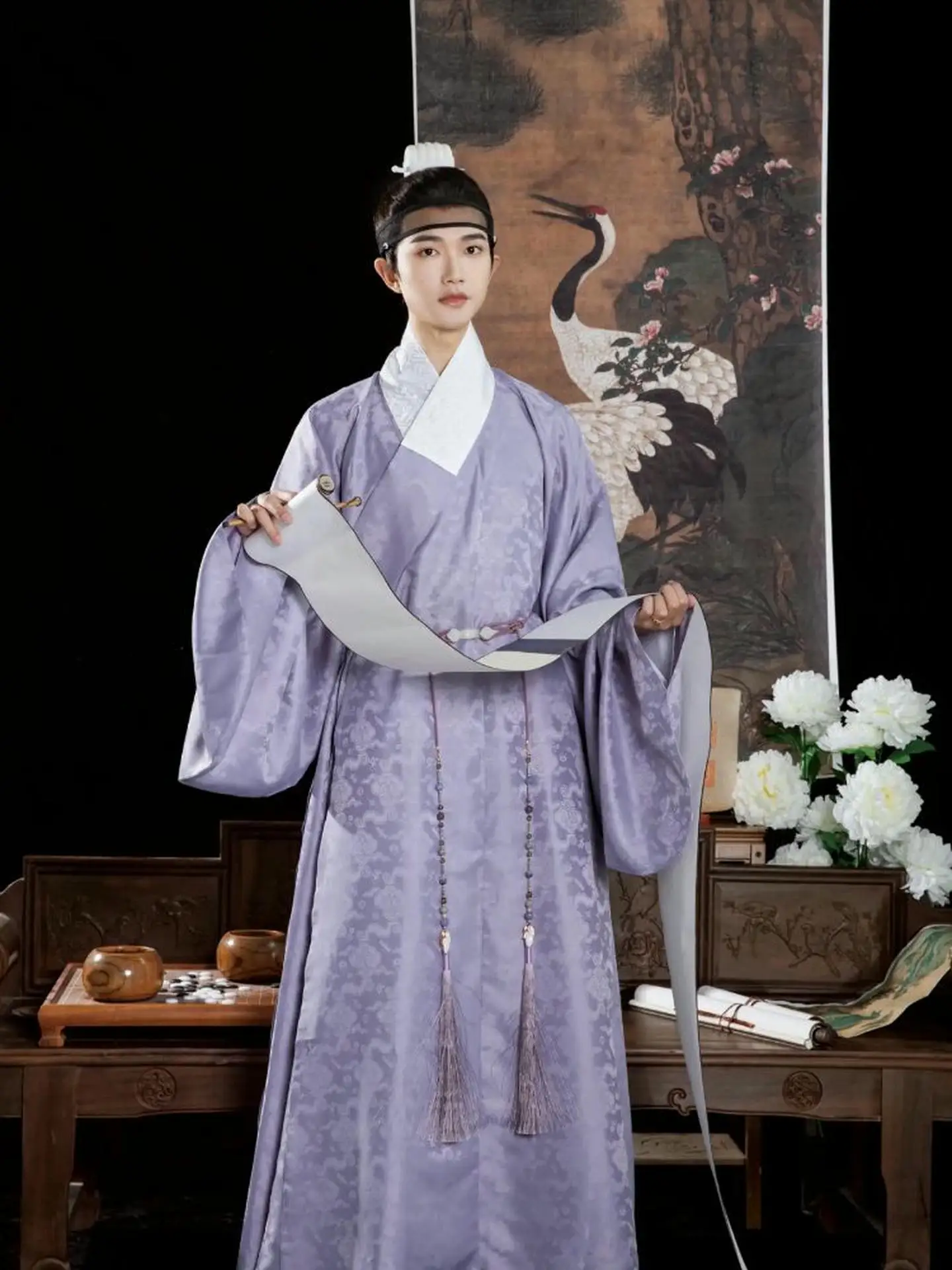 

Осень-зима, шелковый костюм Тан с вышивкой в виде облаков, M Fem, прямое пальто, халат Ханфу, традиционная китайская одежда