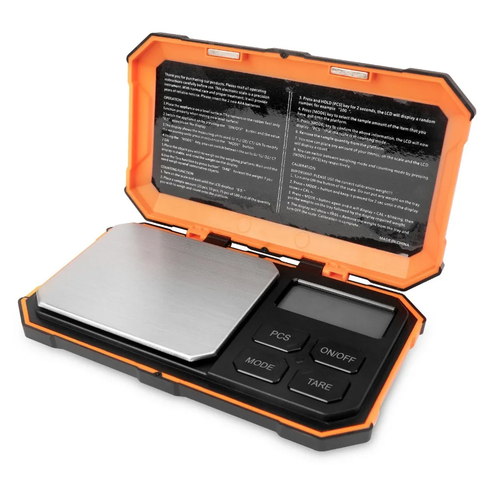 Mini 500g 0.01g Electronic Scales Graduation Balance Jewelry Scale with LCD Display High Precision Digital Scale Kitchen