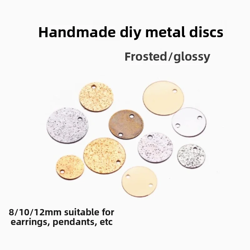 

50PCS 10MM Brass Round Oval Shape Stud Earrings Pins Earrings for Diy Jewelry Making Supplies Findings Accessories
