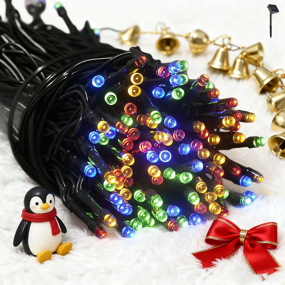 Christmas Lights Outdoor - 1 set di luci solari a