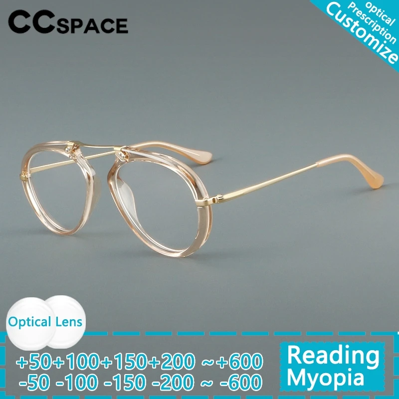 

Новые ретро оправы для очков с двойным лучом, очки для чтения с защитой от синего света, мужские и женские оптики, очки по рецепту, ацетатные очки