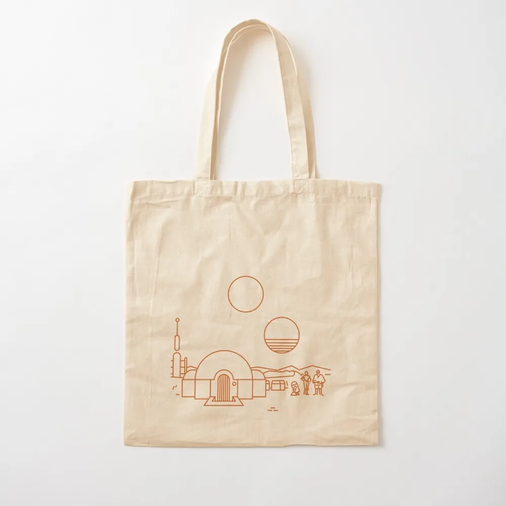 

Tatooine vintage travel Tote Bag Shopper eco bag folding canvas shopping bag Canvas Tote