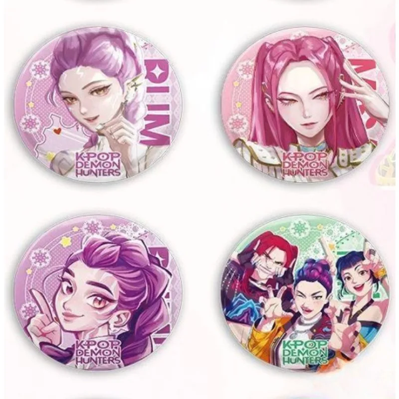 KPop شيطان الصيادين زوي ميرا آبي ساجا الإبداعية الكرتون صندوق أعمى باش شارة متعة مفاجأة أعمى حزمة هدايا عطلة رائعة