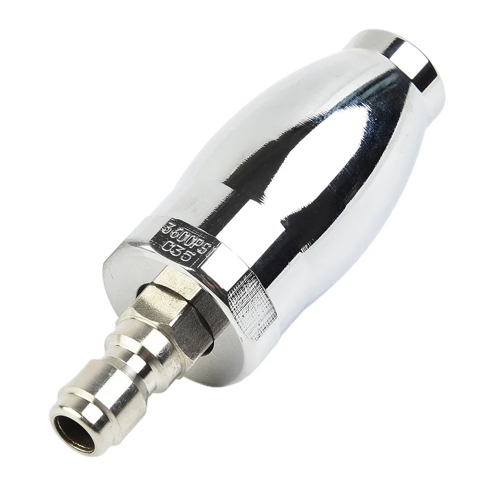 Embout de pulvérisation de buse Turbo 3600 PSI pour nettoyeur haute pression, taille d'orifice de buse 3 0, fonctionne à une vitesse de rotation élevée et longue durée