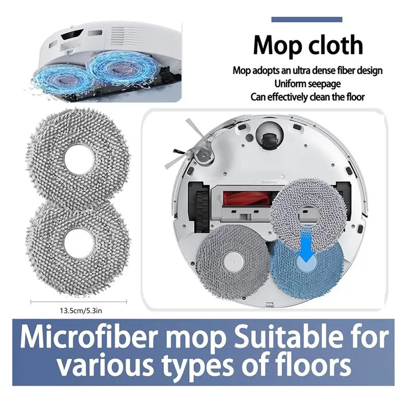 A20F-Compatible For Roborock Saros 10R / S9 Maxv Slim Spare Parts Main Side Brush Filter Mop Dust Bag Accessories Consumables
