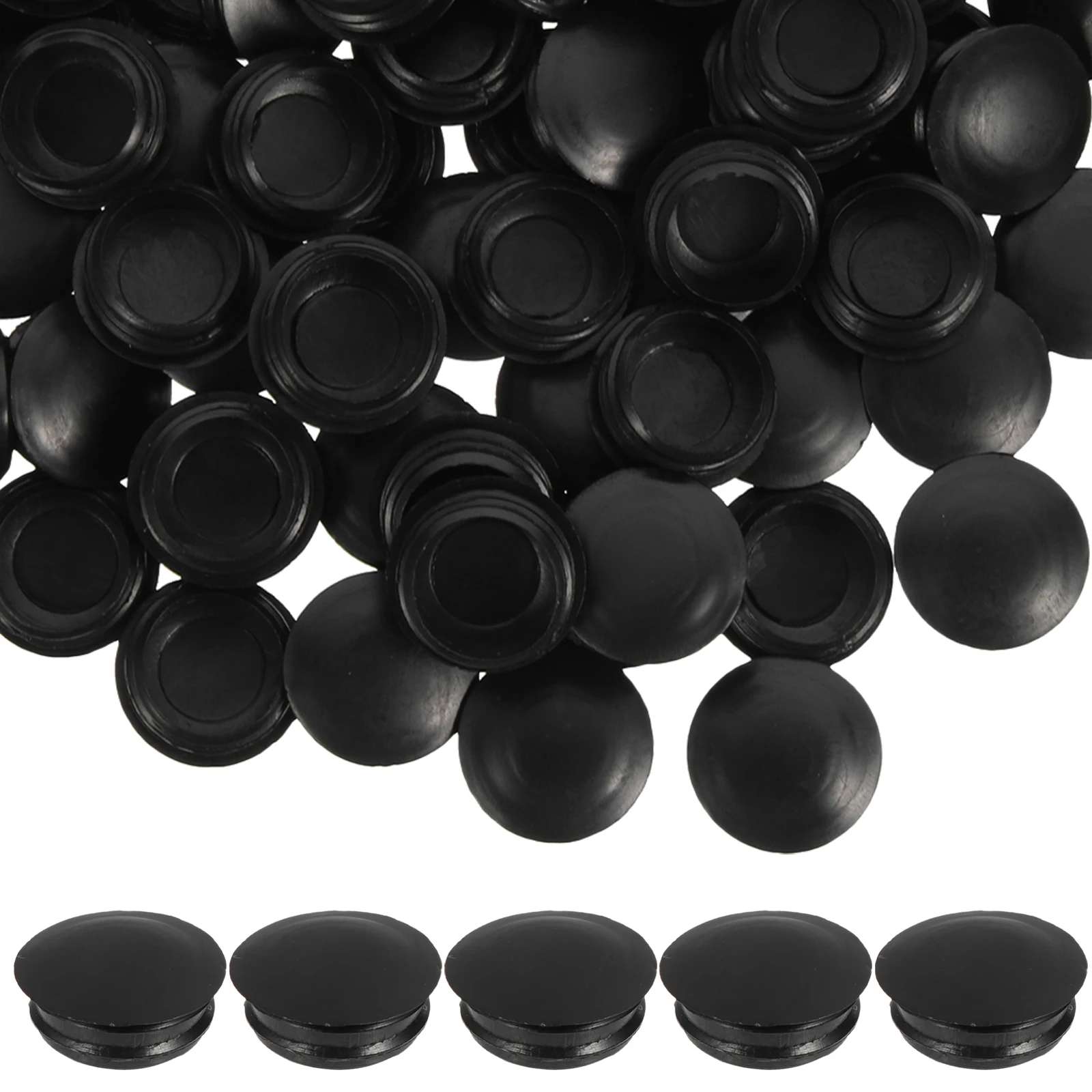 

Plastic Hole Plugs for Furniture Cabinet Covers Reusable Decorative Button Plugs Screw In Easy Install Durable Lightweight