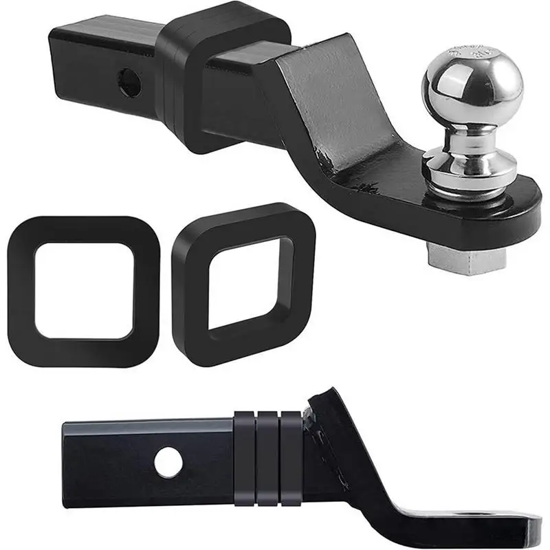 2 Inch Rubber Hitch Receiver Silencer Pad to Reduce Rattle Noise Tow  Stow Adjustable Ball Mounts Trailer Car Truck Tow Hitches