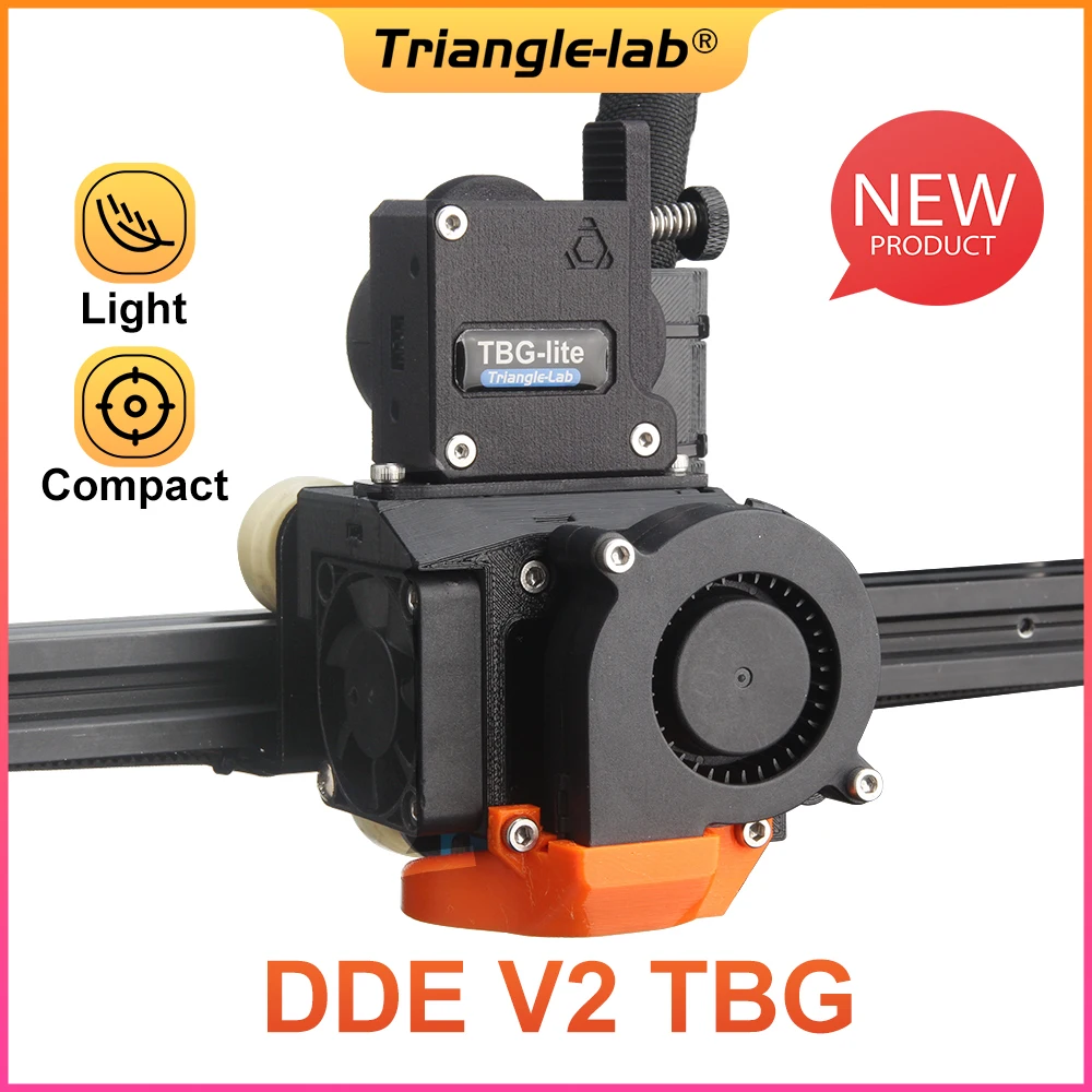 R Trianglelab DDE V2.0 TBG-Lite Extruder Direct Drive For V6 HOTEND rapido hotend Ender3 Ender5 CR10 CR10S BLv 3D Printer