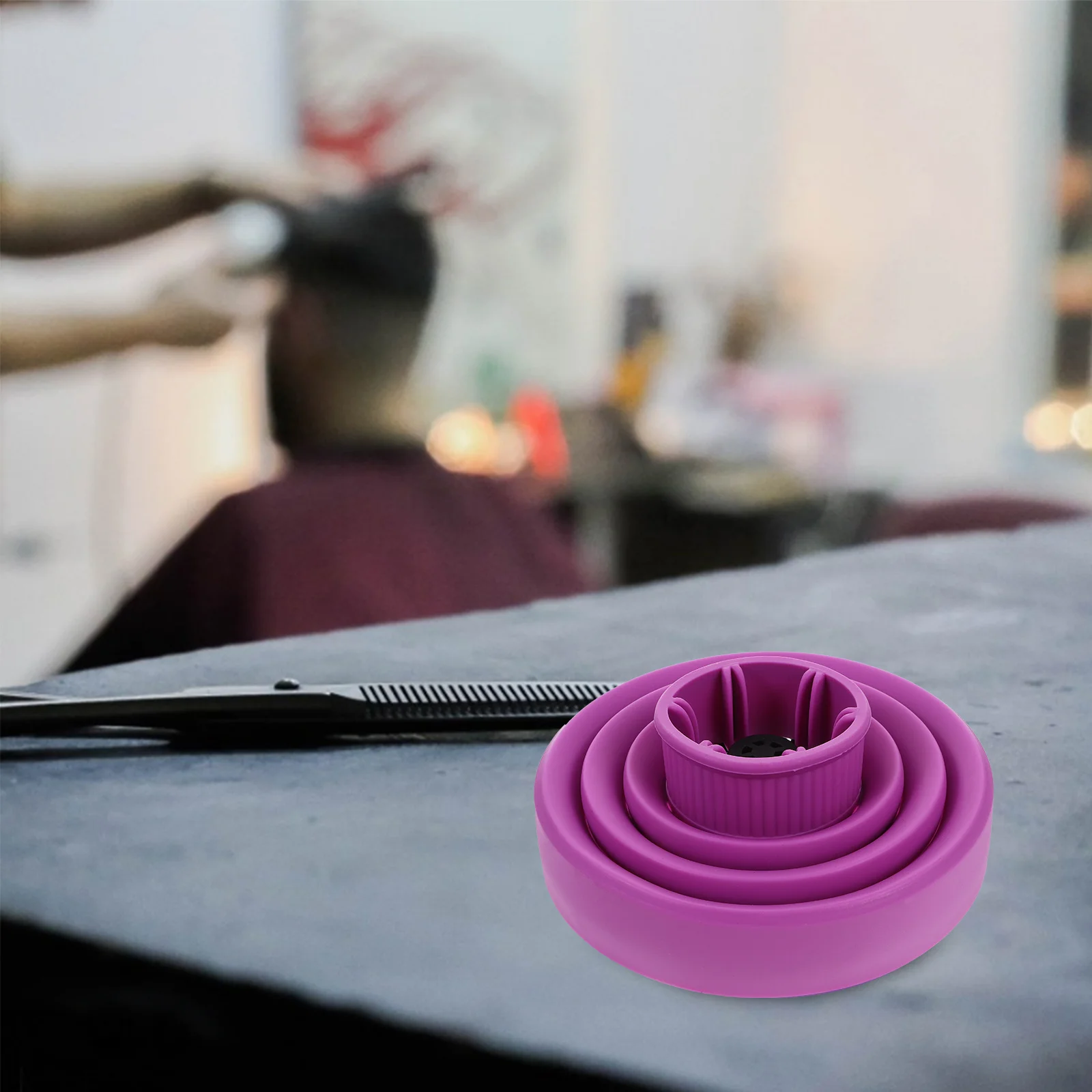 سيليكون مجفف الشعر الناشر قابل للسحب للطي حماية البيئة مجفف للنفخ الناشر أجزاء لصالون المنزل الحرارة دائم