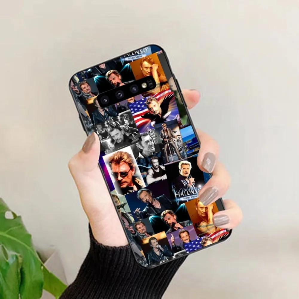 Johnny Hallyday Music Phone Case For Samsung J 7 plus 7core J7 neo J6 plus prime J6 J4 J5 Mobile Cover