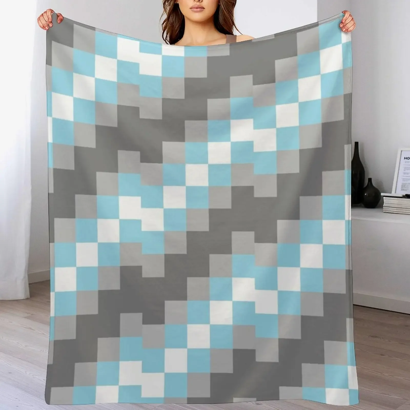 

Demiboy Pride Pattern Throw Blanket Cozy Microfiber Throw Blanket for Home Bedroom