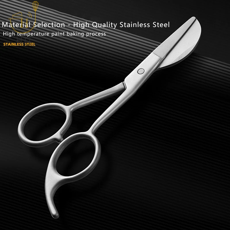 Duckbill Blade Scissors Pelican Scissors Tufted Carpet Steel Handle Precision Applique Craft Carpet Household Sewing Scissors