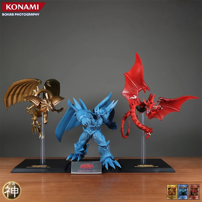 

Konami Game King Three Illusionary God Garage Kit Winged Dragon Sky Dragon Giant Divine Soldiers Scene Models Ornament Gifts