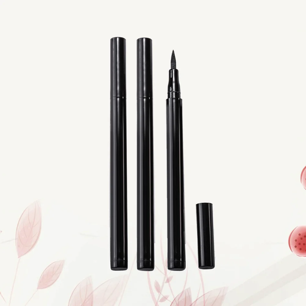 Stylo Eyeliner liquide noir imperméable, pointe Fine, séchage rapide, anti-taches, crayon de maquillage pour les yeux, longue durée, attrayant, 5 pièces