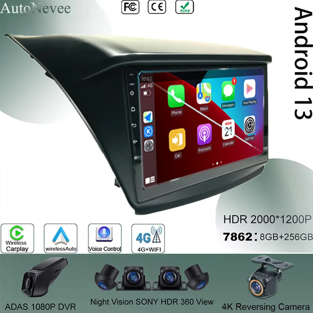 Auto Radio For Mitsubishi PAJERO Sport 2 L200 Triton 2008-2016 Android Multimedia Player High-Performance CPU GPS Navigation DVD