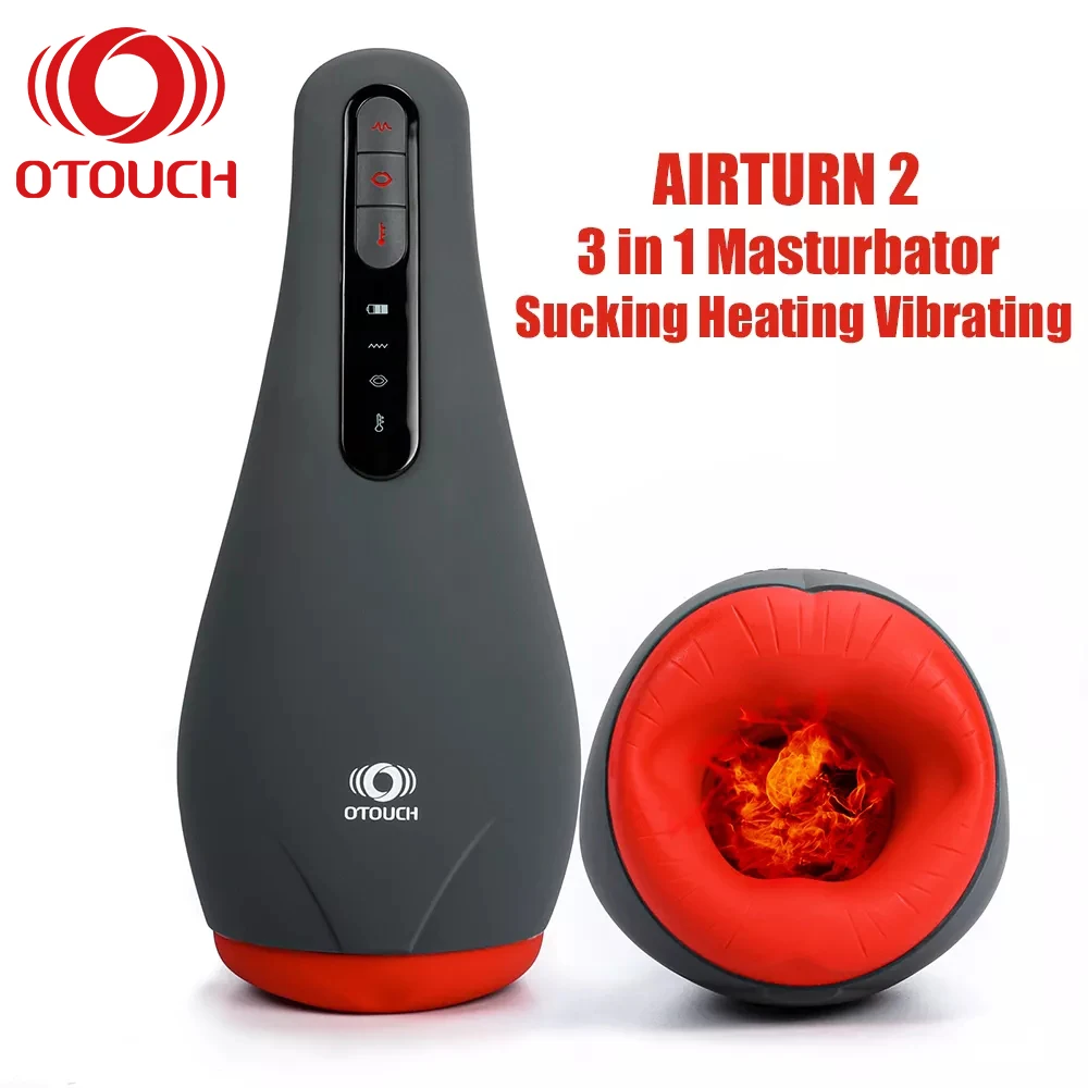 OTOUCH Airturn2 Sucking Man Masturbation Adult Supplies Vibrating Male Sexmachine Automatic Masturbator For Men Pussy Vagina Toy